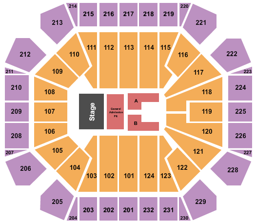 United Supermarkets Arena Chris Stapleton Seating Chart