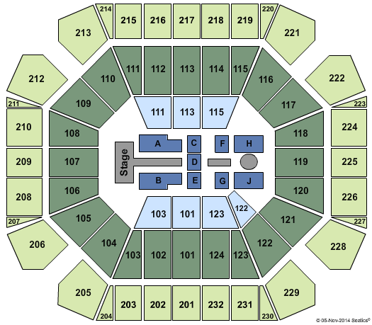 United Supermarkets Arena Enrique and Pitbull Seating Chart