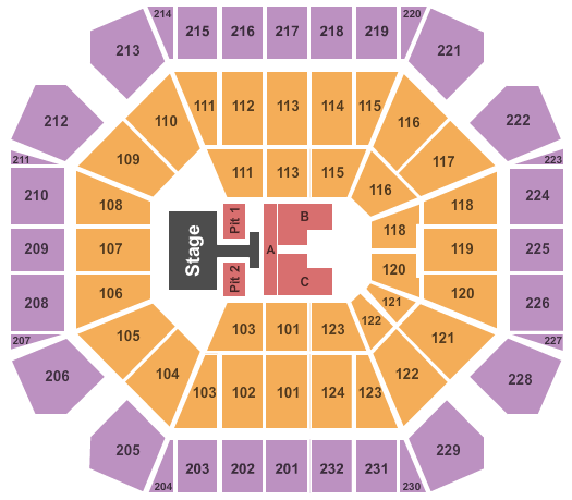 United Supermarkets Arena Jason Aldean Seating Chart