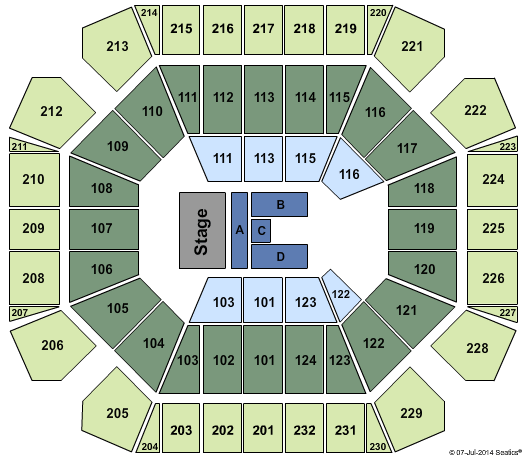 United Supermarkets Arena Paul McCartney Seating Chart