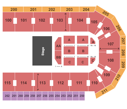 United Wireless Arena Illusionists Seating Chart