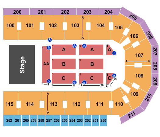 United Wireless Arena Jeff Foxworthy Seating Chart