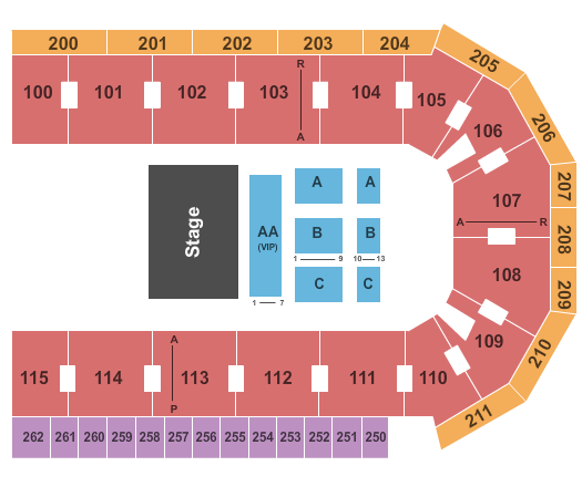 United Wireless Arena Kansas Seating Chart