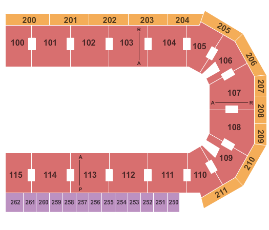United Wireless Arena Open Floor Seating Chart