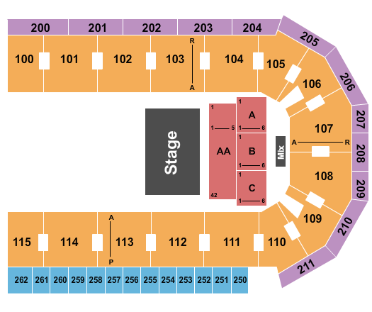 United Wireless Arena Rain Seating Chart