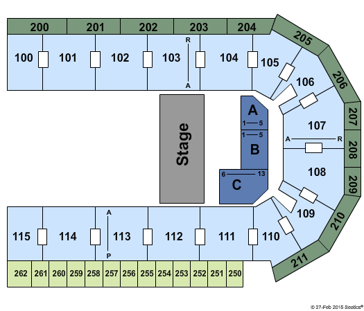 United Wireless Arena Sesame Street Live Seating Chart