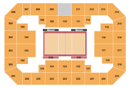 University Credit Union Center venue and seating information