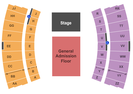 University of Kentucky - Memorial Coliseum Lumineers Seating Chart