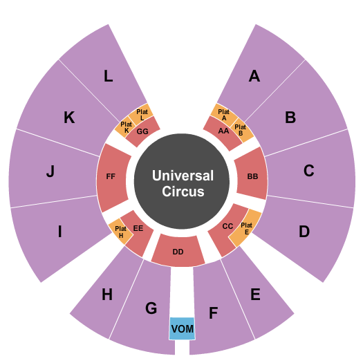 Universoul Circus - National Harbor Universoul Circus Seating Chart
