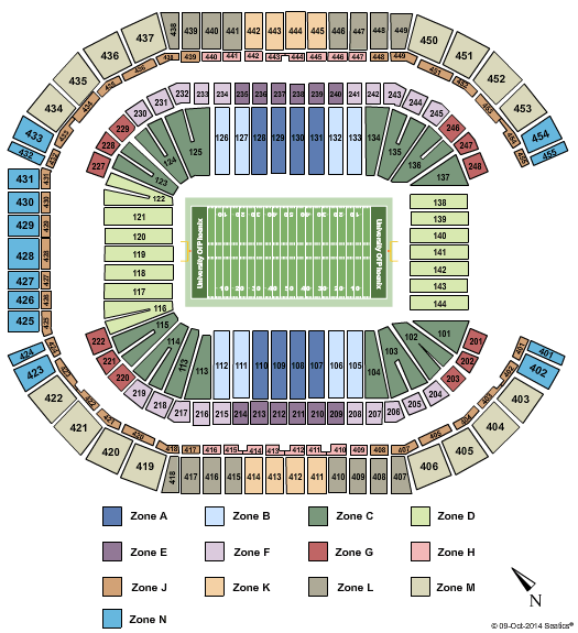 State Farm Stadium Fiesta Bowl Zone Seating Chart