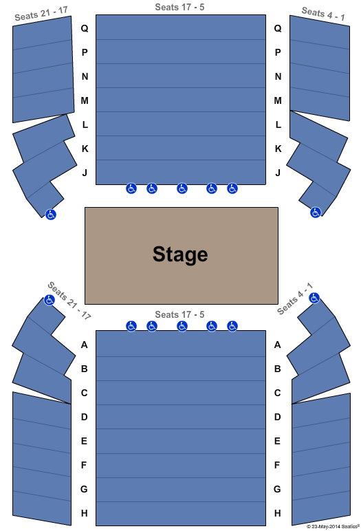 Ensemble Theater At Steppenwolf Theatre End Stage Seating Chart