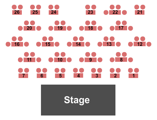 Seatmap for uptown! knauer performing arts center