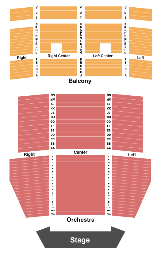Uptown Theater - KC Endstage 2 Seating Chart