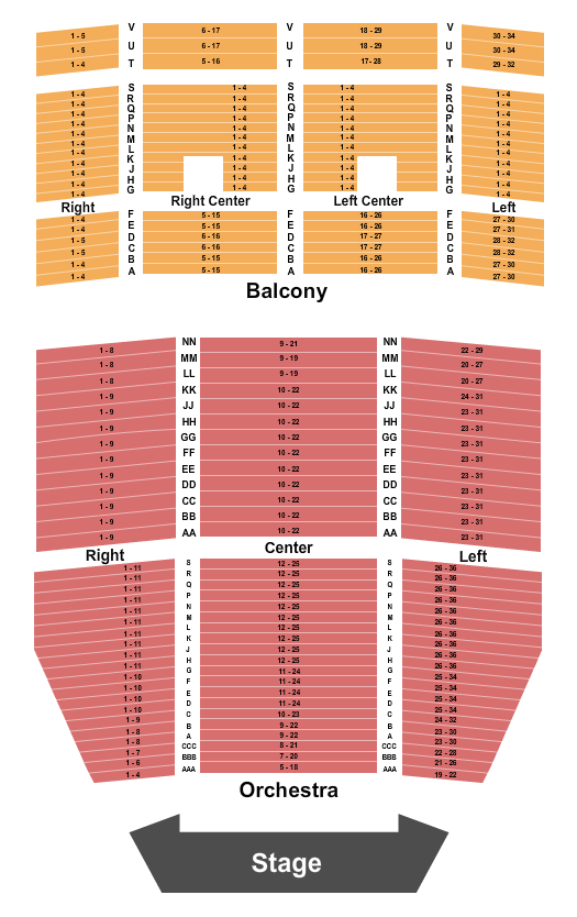 Uptown Theater - KC Seating Chart