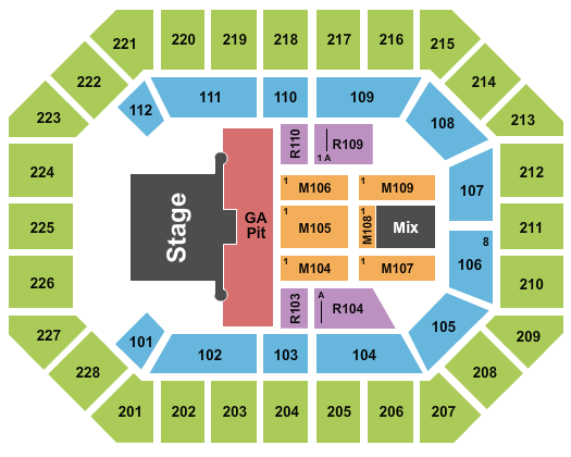 Alliant Energy PowerHouse Alan Jackson Seating Chart