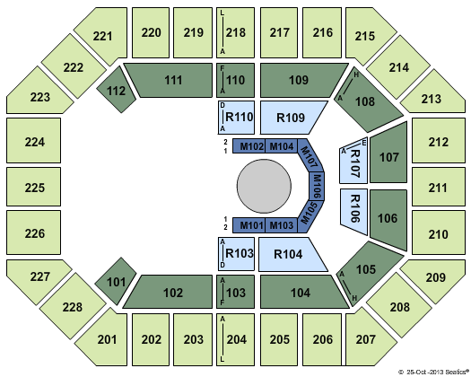 Alliant Energy PowerHouse Circus Seating Chart