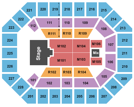 Alliant Energy PowerHouse Cirque Musica Seating Chart