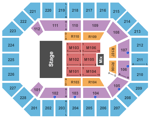 Alliant Energy PowerHouse Disney Live Seating Chart