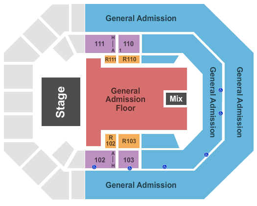 Alliant Energy PowerHouse Disturbed & Rob Zombie Seating Chart