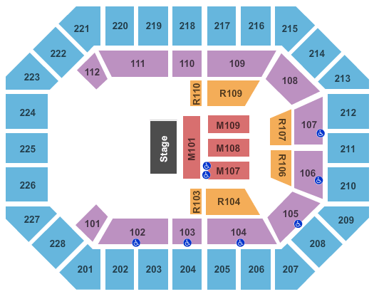 Alliant Energy PowerHouse Half House Seating Chart