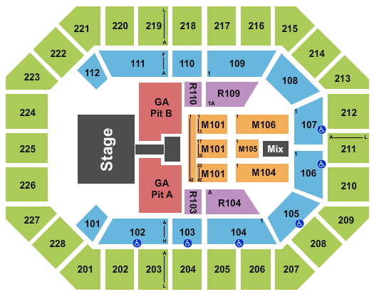 Alliant Energy PowerHouse Kelsea Ballerini Seating Chart