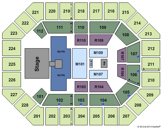 Alliant Energy PowerHouse Miranda Lambert Seating Chart