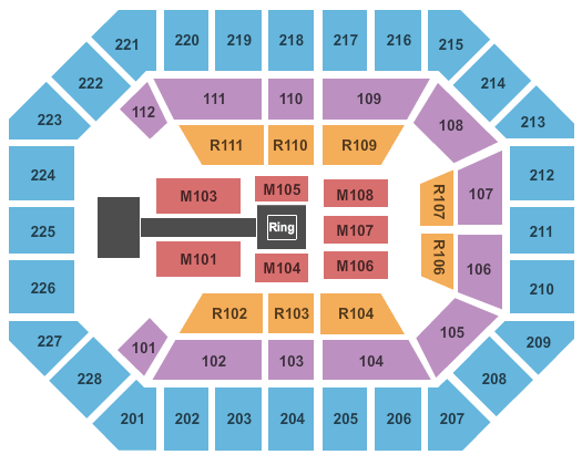 Alliant Energy PowerHouse WWE Seating Chart