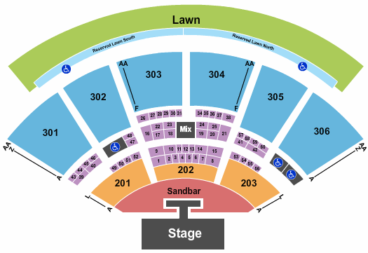 Utah First Credit Union Amphitheatre Kenny Chesney Seating Chart