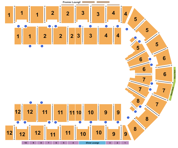 Utilita Arena Birmingham Open Floor Seating Chart