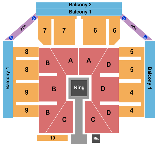 Utilita Arena Cardiff WWE Seating Chart