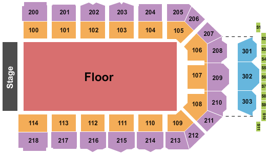 Utilita Arena Newcastle Dua Lipa Seating Chart