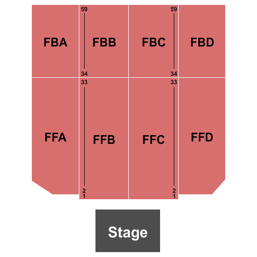 Utz Arena At York Expo Center Endstage Seating Chart