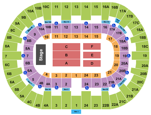 Pechanga Arena - San Diego 2Cellos Seating Chart