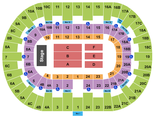 Valley view casino center concert seating