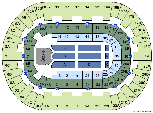 Pechanga Arena - San Diego Cher Seating Chart