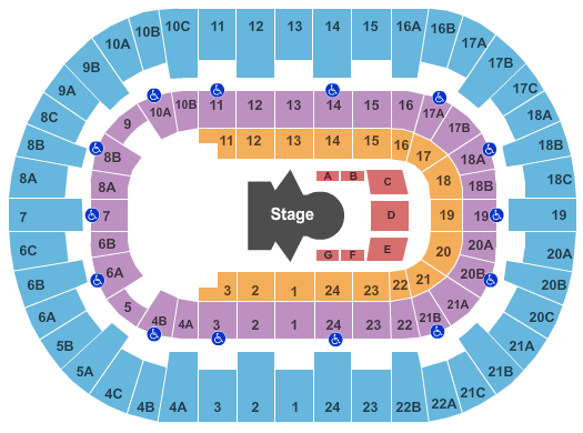 Pechanga Arena - San Diego Cirque Varekai Seating Chart