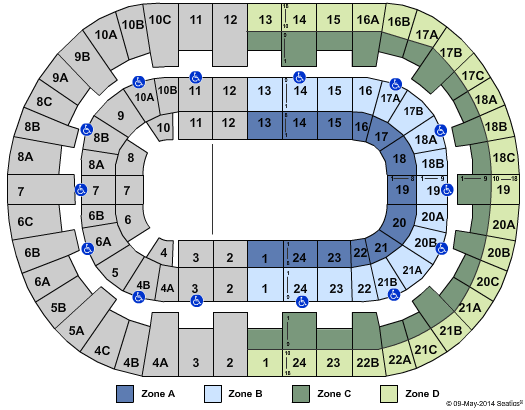 Pechanga Arena - San Diego Family Int Zone Seating Chart