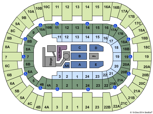 Pechanga Arena - San Diego Iggy Azalea Seating Chart