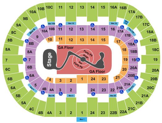 Pechanga Arena - San Diego Justin Timberlake Seating Chart