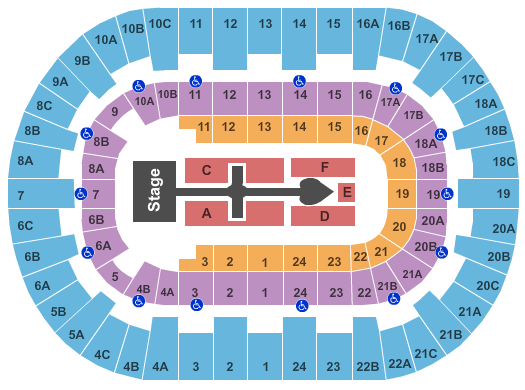 Pechanga Arena - San Diego Madonna Seating Chart