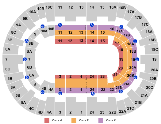 Pechanga Arena - San Diego Marvel - IntZone Seating Chart