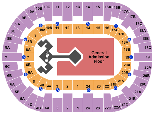 Pechanga Arena - San Diego Muse Seating Chart