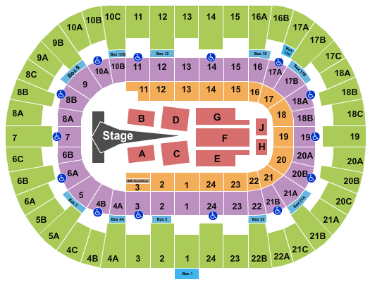 Pechanga Arena - San Diego Sam Smith Seating Chart