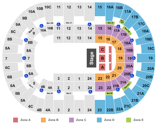 Pechanga Arena - San Diego Sesame Street Int Zone Seating Chart