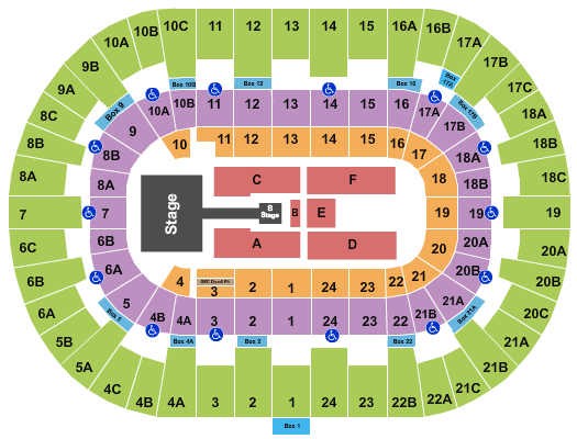 Pechanga Arena - San Diego Shakira Seating Chart