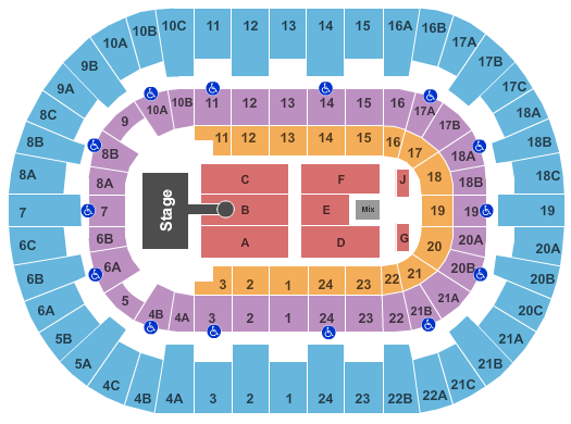Pechanga Arena - San Diego Shania Twain Seating Chart