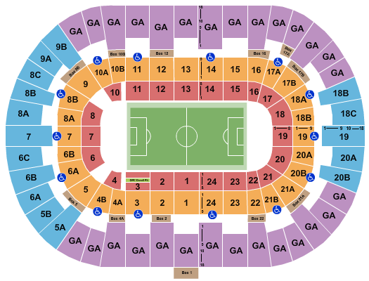 Pechanga Arena - San Diego Soccer Seating Chart