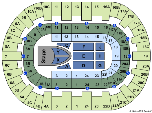 Pechanga Arena - San Diego Taylor Swift Seating Chart