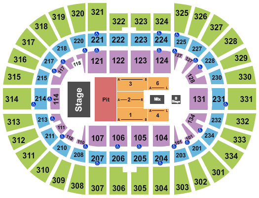 Value City Arena at The Schottenstein Center Forrest Frank Seating Chart