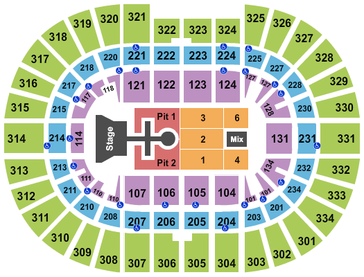 Value City Arena at The Schottenstein Center Kingdom Tour Seating Chart